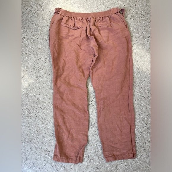 Hatch Venice Linen Blend Paper Bag Waist Pull On Pant sz 8-10 (Hatch 2) - Picture 11 of 15